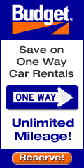 One Way Car rentals Budget rental car